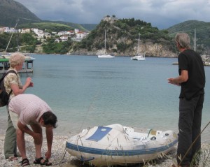 Ashore at Parga