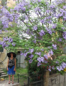 Sue in Corfu