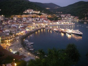 Parga at night