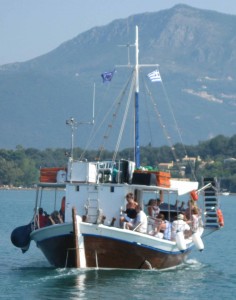 Dave and Sylvia's trip boat