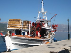 Selling fish on Sami quay