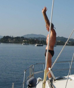 Bill's morning sun salutation